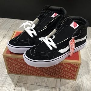 Vans Classic High Top Men Size 10 Black & White